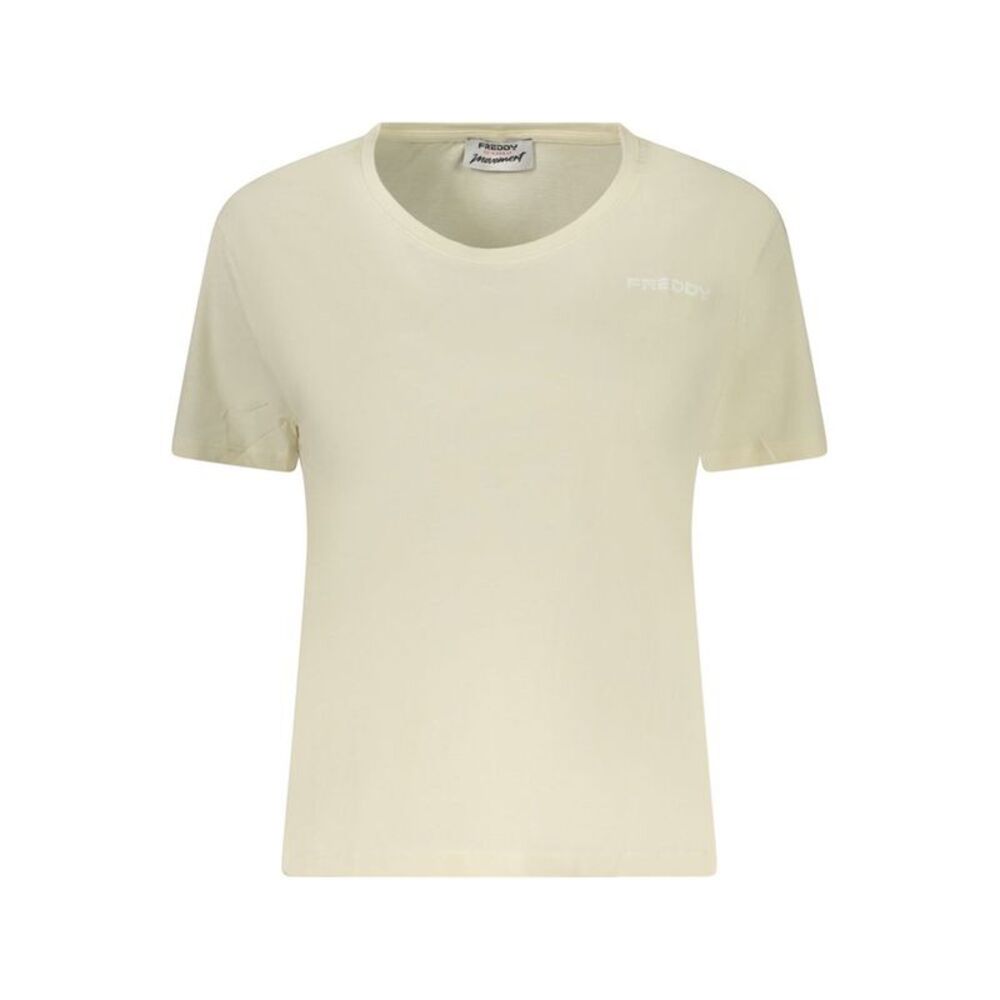 Freddy Beige Cotton Women's Women's T-Shirt